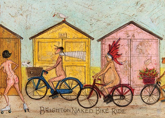Brighton Naked Bike Ride Sam Toft